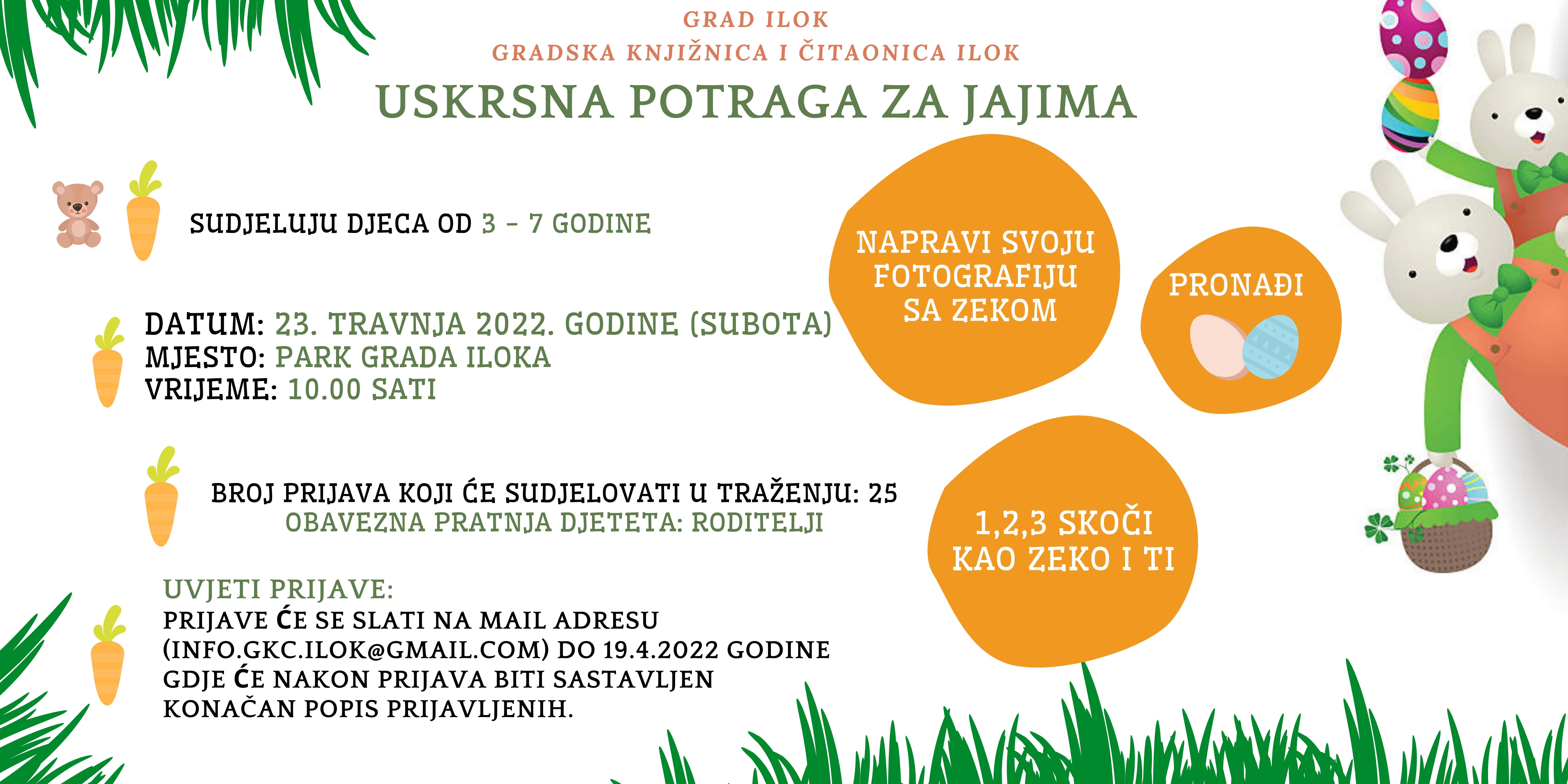 RADIONICA - POTRAGA ZA USKRŠNJIM JAJIMA