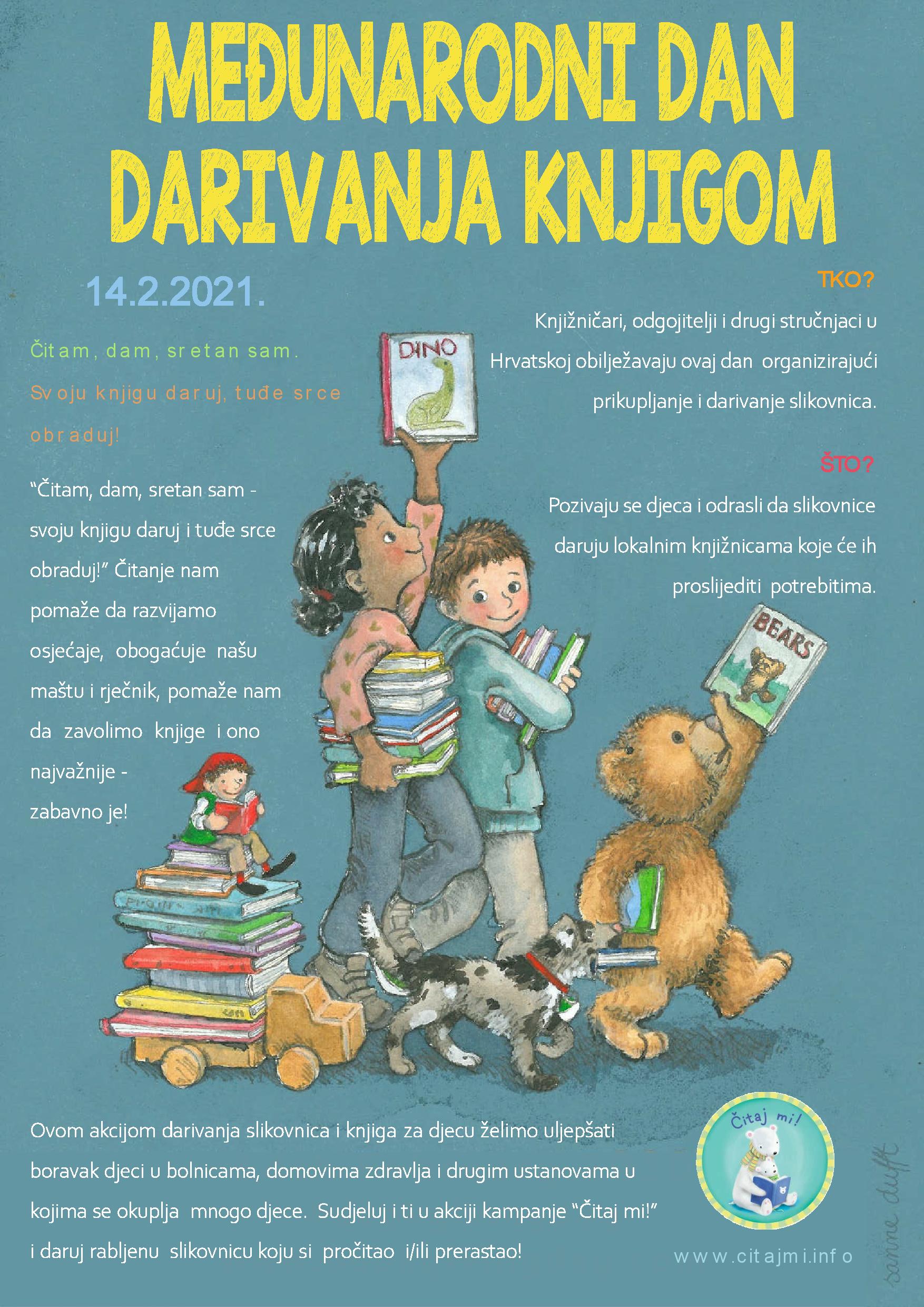 Međunarodni dan darivanja knjigom 14.02.2021.