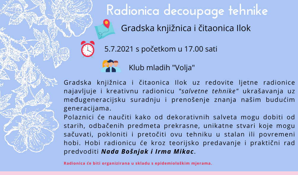 Radionica decoupage tehnike